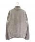 HERMES (エルメス) カシミヤ混ハーフジップニット/Cashmere Blend Half-Zip Knit Sweater ライトグレー サイズ:XL：50000円