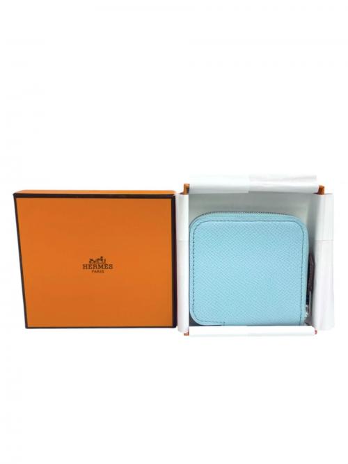 HERMES（エルメス）HERMES (エルメス) アザップ コンパクトミニ シルクイン ブルー系 サイズ:mini/ミニの古着・服飾アイテム