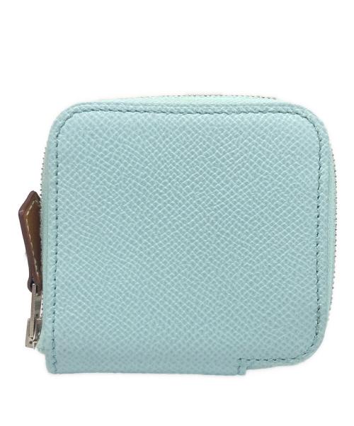 HERMES（エルメス）HERMES (エルメス) アザップ コンパクトミニ シルクイン ブルー系 サイズ:mini/ミニの古着・服飾アイテム