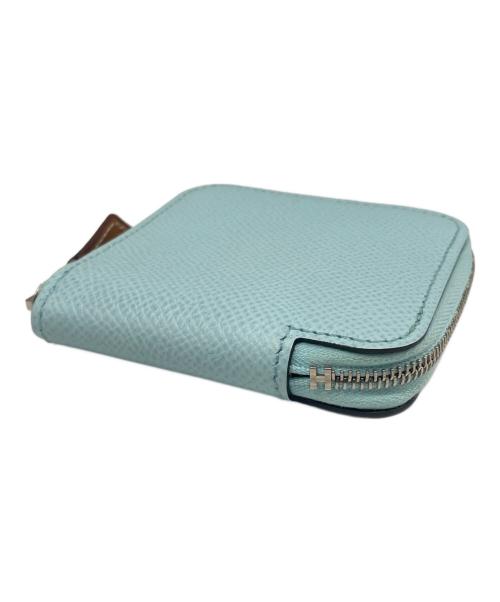 HERMES（エルメス）HERMES (エルメス) アザップ コンパクトミニ シルクイン ブルー系 サイズ:mini/ミニの古着・服飾アイテム