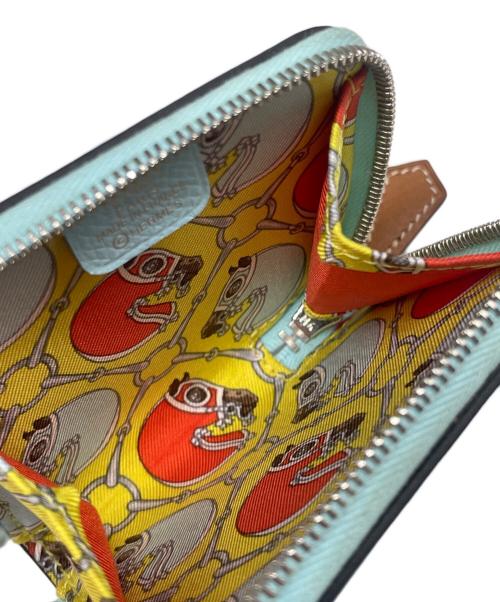 HERMES（エルメス）HERMES (エルメス) アザップ コンパクトミニ シルクイン ブルー系 サイズ:mini/ミニの古着・服飾アイテム