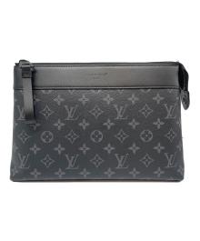 LOUIS VUITTON（ルイ ヴィトン）の古着「	ポシェット・ヴォワヤージュスープル」｜ブラック