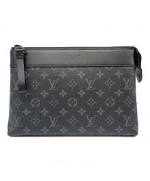 LOUIS VUITTON（ルイ ヴィトン）の古着「	ポシェット・ヴォワヤージュスープル」｜ブラック