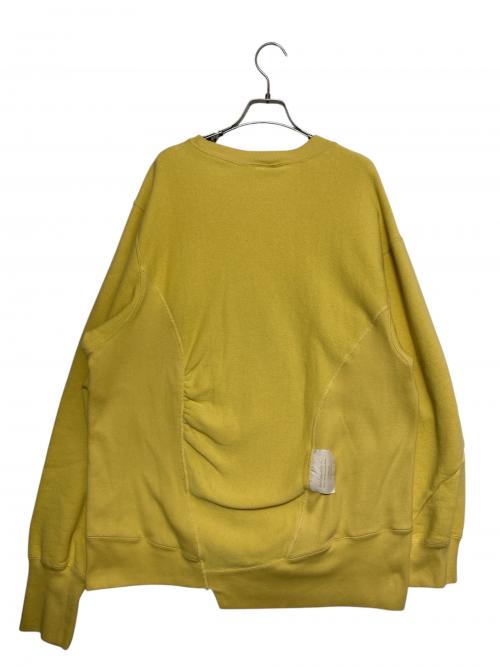 Champion（チャンピオン）Champion (チャンピオン) UNDERCOVER (アンダーカバー) リバースウィーブ(R) クルーネックスウェットシャツ イエロー サイズ:XXLの古着・服飾アイテム