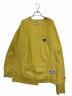 Champion（チャンピオン）の古着「リバースウィーブ(R) クルーネックスウェットシャツ」｜イエロー