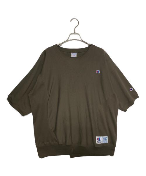 Champion（チャンピオン）Champion (チャンピオン) UNDERCOVER (アンダーカバー) 半袖スウェット カーキ サイズ:XXLの古着・服飾アイテム