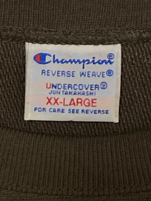 Champion（チャンピオン）Champion (チャンピオン) UNDERCOVER (アンダーカバー) 半袖スウェット カーキ サイズ:XXLの古着・服飾アイテム