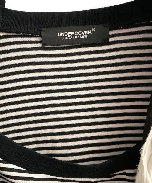 UNDERCOVER（アンダーカバー）UNDERCOVER (アンダーカバー) 半袖カットソー ブラック×ホワイト サイズ:2の古着・服飾アイテム