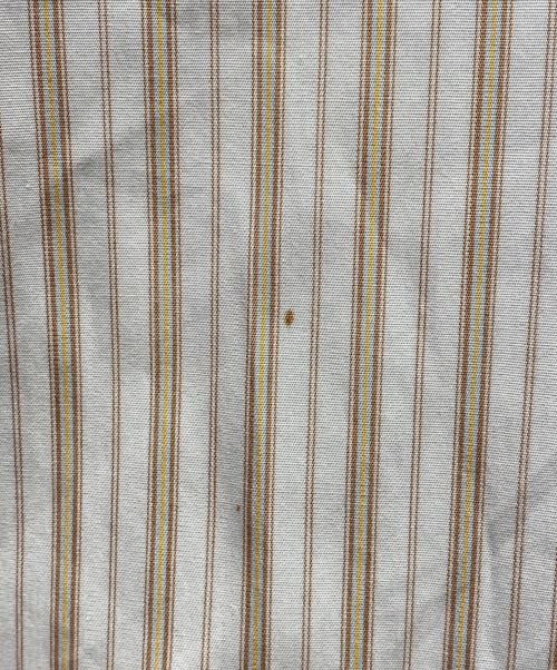 doublet（ダブレット）doublet (ダブレット) 25AW DISTORTED CUTTING SHIRT ホワイト×ベージュ サイズ:Mの古着・服飾アイテム