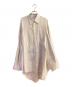 doublet（ダブレット）の古着「25AW DISTORTED CUTTING SHIRT」｜ホワイト×ベージュ