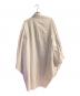 doublet (ダブレット) 25AW DISTORTED CUTTING SHIRT ホワイト×ベージュ サイズ:M：22000円