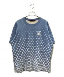 LOUIS VUITTON（ルイ ヴィトン）の古着「25SS モノグラム総柄ニットTシャツ」｜スカイブルー