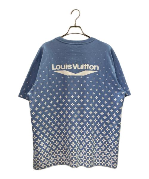 LOUIS VUITTON（ルイ ヴィトン）LOUIS VUITTON (ルイ ヴィトン) 25SS モノグラム総柄ニットTシャツ スカイブルー サイズ:Lの古着・服飾アイテム