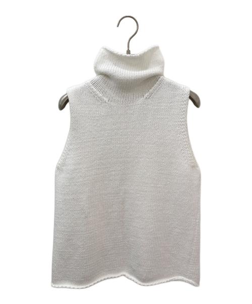 Ron Herman（ロンハーマン）Ron Herman (ロンハーマン) ORGANIC JOHN PATRICK コットンニットベスト ホワイト サイズ:Freeの古着・服飾アイテム