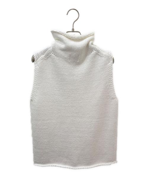 Ron Herman（ロンハーマン）Ron Herman (ロンハーマン) ORGANIC JOHN PATRICK コットンニットベスト ホワイト サイズ:Freeの古着・服飾アイテム