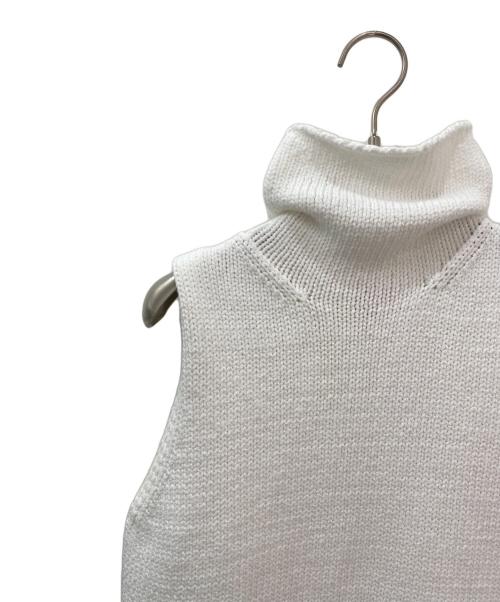 Ron Herman（ロンハーマン）Ron Herman (ロンハーマン) ORGANIC JOHN PATRICK コットンニットベスト ホワイト サイズ:Freeの古着・服飾アイテム