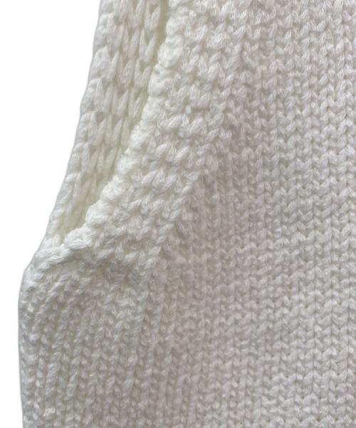 Ron Herman（ロンハーマン）Ron Herman (ロンハーマン) ORGANIC JOHN PATRICK コットンニットベスト ホワイト サイズ:Freeの古着・服飾アイテム