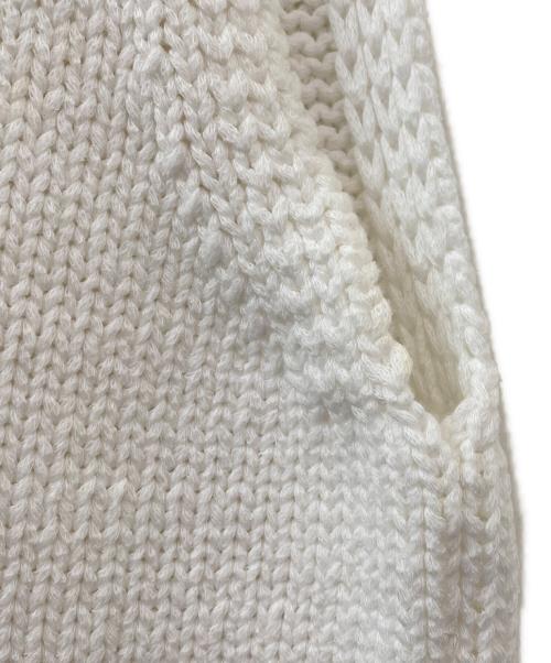 Ron Herman（ロンハーマン）Ron Herman (ロンハーマン) ORGANIC JOHN PATRICK コットンニットベスト ホワイト サイズ:Freeの古着・服飾アイテム