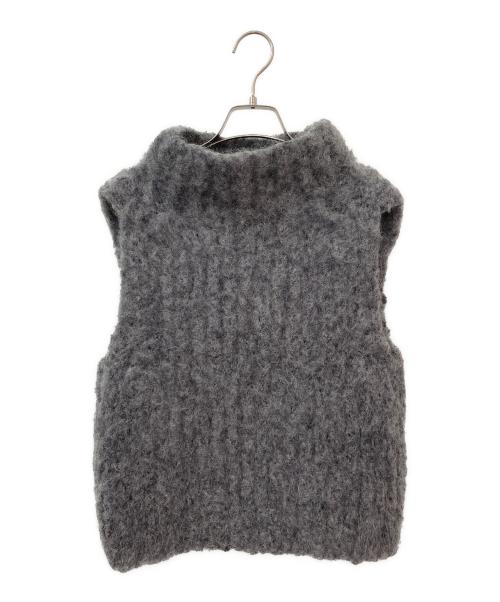CECILIE BAHNSEN（セシリーバンセン）CECILIE BAHNSEN (セシリーバンセン) ノースリーブニット グレー サイズ:XS/Sの古着・服飾アイテム