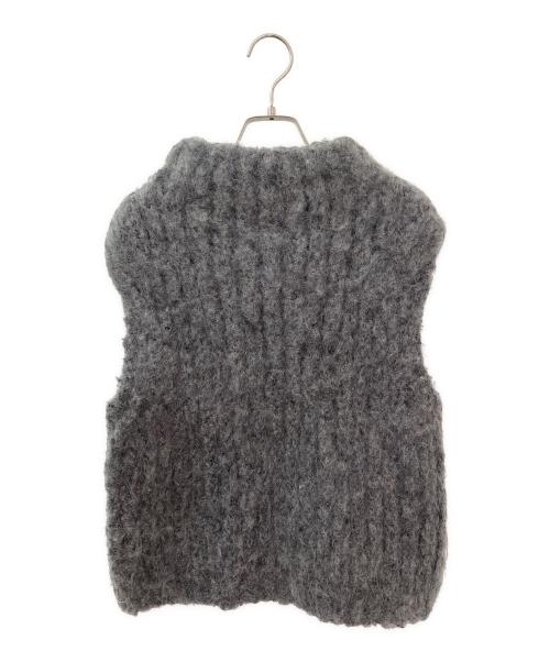 CECILIE BAHNSEN（セシリーバンセン）CECILIE BAHNSEN (セシリーバンセン) ノースリーブニット グレー サイズ:XS/Sの古着・服飾アイテム