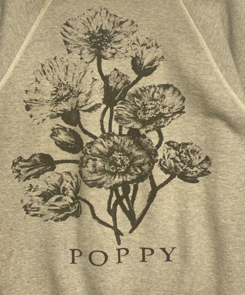 SAINT MICHAEL（セントマイケル）SAINT MICHAEL (セントマイケル) CREW SWEAT FLOWER グレー サイズ:Mの古着・服飾アイテム