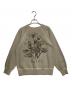 SAINT MICHAEL（セントマイケル）の古着「CREW SWEAT FLOWER」｜グレー