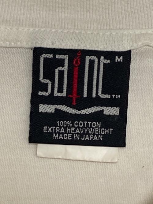 SAINT MICHAEL（セントマイケル）SAINT MICHAEL (セントマイケル) LS TEE PINK HEART White ホワイト サイズ:Mの古着・服飾アイテム