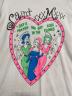 中古・古着 SAINT MICHAEL (セントマイケル) LS TEE PINK HEART White ホワイト サイズ:M：20000円