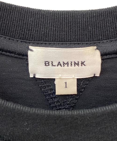 BLAMINK（ブラミンク）BLAMINK (ブラミンク) クルーネック エンブレムTEE ブラック サイズ:1の古着・服飾アイテム