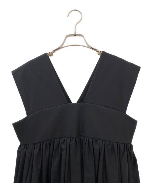 BLAMINK（ブラミンク）BLAMINK (ブラミンク) ブラックコットンワンピース ブラック サイズ:38の古着・服飾アイテム