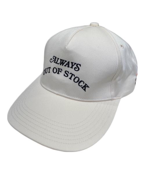 always out of stock（オールウェイズ アウト オブ ストック）Always Out Of Stock (オールウェイズ アウト オブ ストック) キャップ アイボリー サイズ:FREEの古着・服飾アイテム