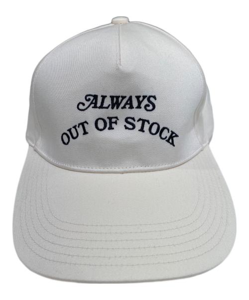 always out of stock（オールウェイズ アウト オブ ストック）Always Out Of Stock (オールウェイズ アウト オブ ストック) キャップ アイボリー サイズ:FREEの古着・服飾アイテム