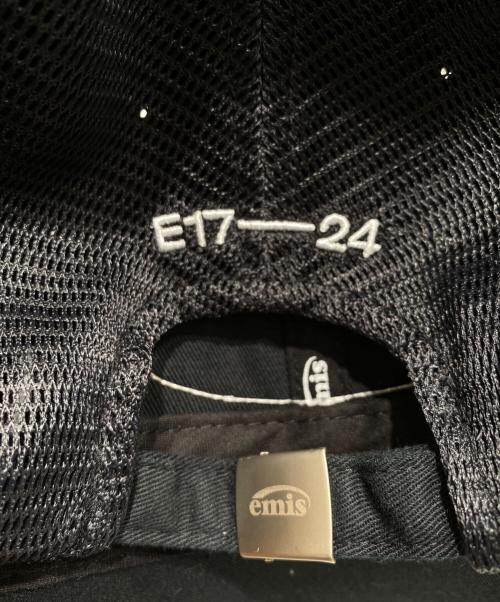 emis（エミス）emis (エミス) キャップ ブラックの古着・服飾アイテム