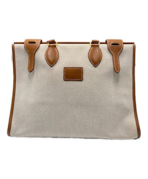 HERMES（エルメス）HERMES (エルメス) カバ35 アイボリー×ゴールド サイズ:35の古着・服飾アイテム