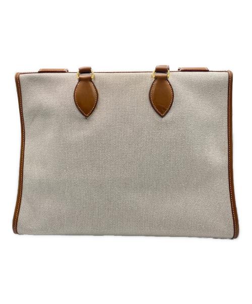 HERMES（エルメス）HERMES (エルメス) カバ35 アイボリー×ゴールド サイズ:35の古着・服飾アイテム