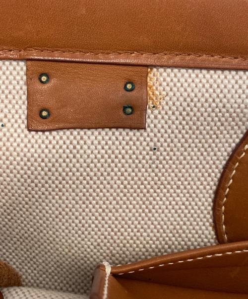 HERMES（エルメス）HERMES (エルメス) カバ35 アイボリー×ゴールド サイズ:35の古着・服飾アイテム