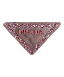 PRADA（プラダ）の古着「プレキシガラス ヘアクリップ」｜ピンク
