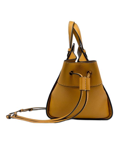 LOEWE（ロエベ）LOEWE (ロエベ) ドローストリング ミニ ライトブラウン サイズ:ミニ/miniの古着・服飾アイテム