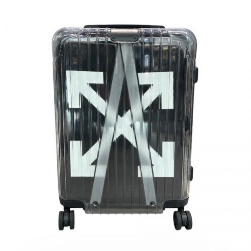 RIMOWA（リモワ）RIMOWA (リモワ) OFFWHITE (オフホワイト) Essential53/シースルーキャビン37L ブラック×ホワイト サイズ:37Lの古着・服飾アイテム