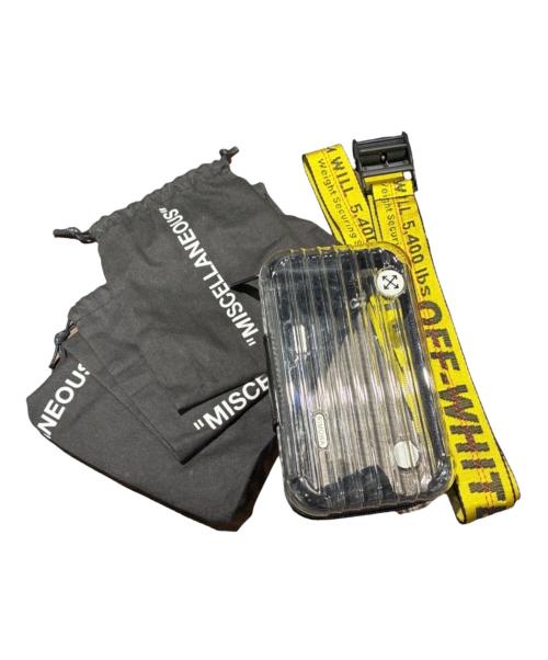 RIMOWA（リモワ）RIMOWA (リモワ) OFFWHITE (オフホワイト) Essential53/シースルーキャビン37L ブラック×ホワイト サイズ:37Lの古着・服飾アイテム