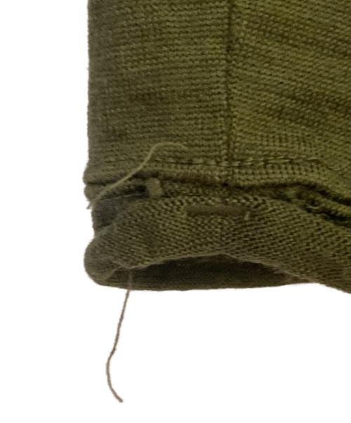 ISSEY MIYAKE（イッセイミヤケ）ISSEY MIYAKE (イッセイミヤケ) ニットロングスリーブカットソー カーキ サイズ:2の古着・服飾アイテム