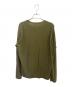 ISSEY MIYAKE (イッセイミヤケ) ニットロングスリーブカットソー カーキ サイズ:2：15000円