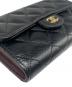 中古・古着 CHANEL (シャネル) Classic Medium Flap Wallet/クラシック ミディアム フラップ ウォレット ブラック サイズ:ミディアム/medium：170000円