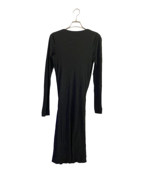 GUCCI（グッチ）GUCCI (グッチ) カシュクールワンピース ブラック サイズ:XSの古着・服飾アイテム