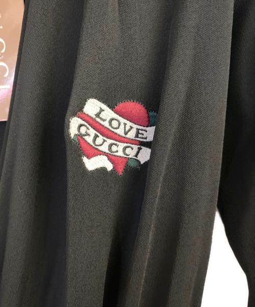 GUCCI（グッチ）GUCCI (グッチ) カシュクールワンピース ブラック サイズ:XSの古着・服飾アイテム
