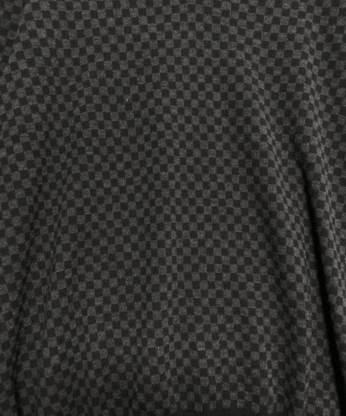 LOUIS VUITTON（ルイ ヴィトン）LOUIS VUITTON (ルイ ヴィトン) Vネックニット ライトグレー×ブラック サイズ:XXLの古着・服飾アイテム