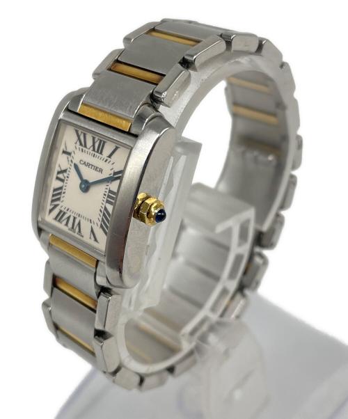 Cartier（カルティエ）Cartier (カルティエ) Tank Francaise SM タンクフランセーズSM Ref.W51007Q4 アイボリー文字盤 アイボリー サイズ:SM/20㎜/14cmの古着・服飾アイテム