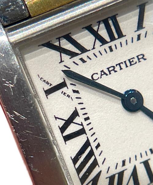 Cartier（カルティエ）Cartier (カルティエ) Tank Francaise SM タンクフランセーズSM Ref.W51007Q4 アイボリー文字盤 アイボリー サイズ:SM/20㎜/14cmの古着・服飾アイテム