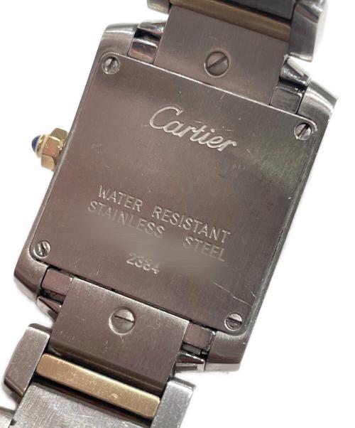 Cartier（カルティエ）Cartier (カルティエ) Tank Francaise SM タンクフランセーズSM Ref.W51007Q4 アイボリー文字盤 アイボリー サイズ:SM/20㎜/14cmの古着・服飾アイテム