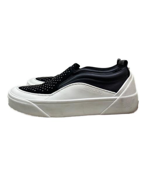 JIMMY CHOO（ジミーチュウ）JIMMY CHOO (ジミーチュウ) スリッポン ブラック サイズ:36の古着・服飾アイテム